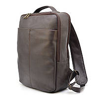 Шкіряний чоловічий рюкзак коричневий TARWA GC-7280-3md HOME