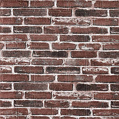 Самоклеюча 3D панель під червону катеринославську цеглу 700х770х3мм (43-3) SW-00001164