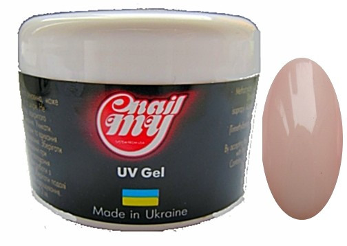 Камуфлирующий средней густоты гель My Nail Builder Gel №59(бежево розовый) 50 мл производство Украина - фото 1 - id-p412640950