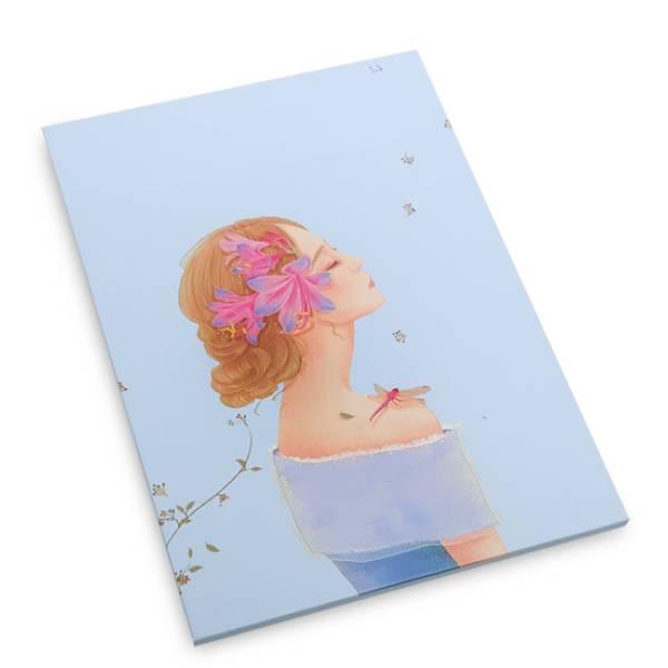 WW-107/2 Дзеркало настільне з картиною "Дівчина", фото 1