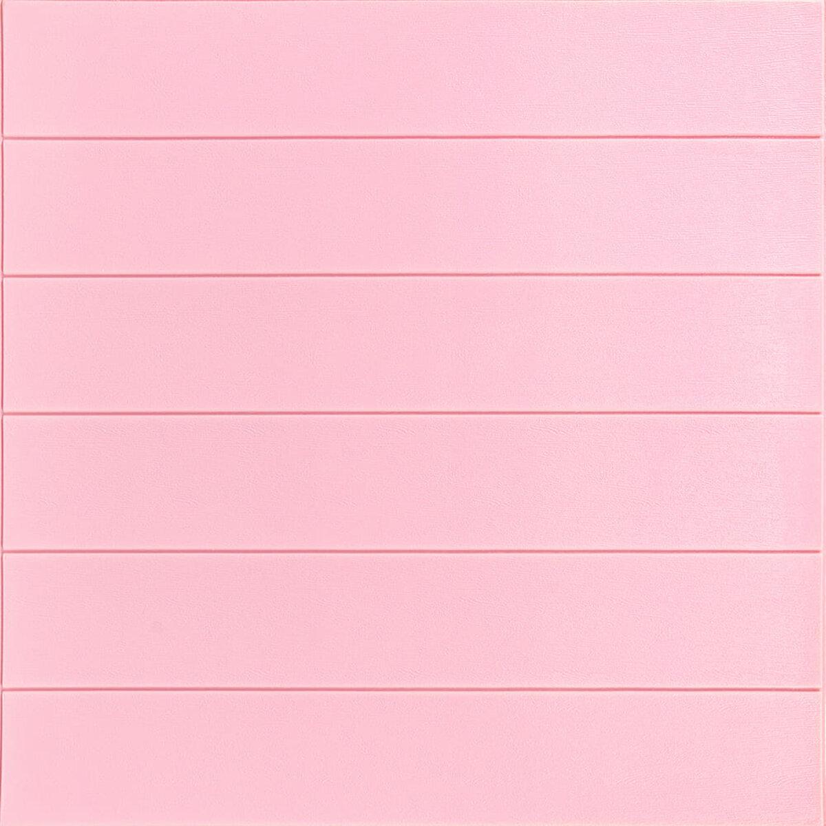 Самоклеюча 3D панель під рожеве дерево 700x700x4мм (379) SW-00001384