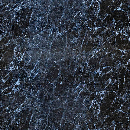 Декоративна ПВХ плита чорний мармур 600*600*3mm (S) SW-00001625, фото 1