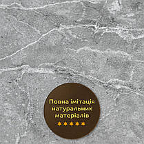 Декоративна ПВХ плита металік мармур 600*600*3mm (S) SW-00001630, фото 6