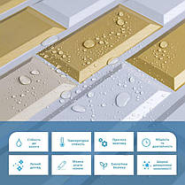 Декоративна ПВХ панель біло-бежева клінкерна цегла 960х480х4мм SW-00001430, фото 4
