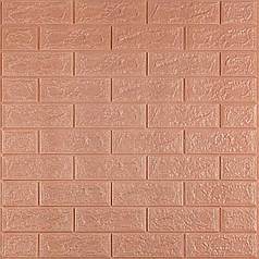 3D панель самоклеюча цегла пудра 700х770х5мм SW-00001801