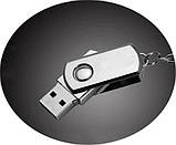 Флешка USB металева 16GB брелок, фото 7