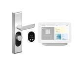LOQED Touch Smart Lock - Stainless-Steel Edition + Google Nest Hub