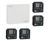 Bundle aus Schneider Electric Merten Wiser Hub (2. Generation) Smart Home, Weiss + 4x Wiser Smart Home