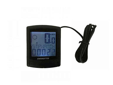 Велокомпютер Desotto дротовий JY-M20-BL ТМ KELB.BIKE FG