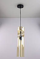 Люстра подвесная LOFT на 1 лампочку 25046 Черный 50-90х10х13 см.