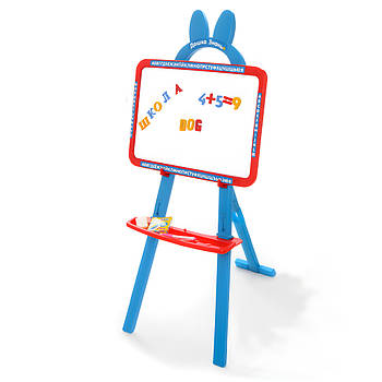 Дитячий набір для творчості 3 в 1 Магнітний мольберт з літерами та цифрами Limo Toy 0703 RU-ENG