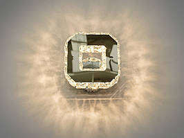 Чудовий настінний LED світильник у вітальню, колір хром, 6 W 9603-LS