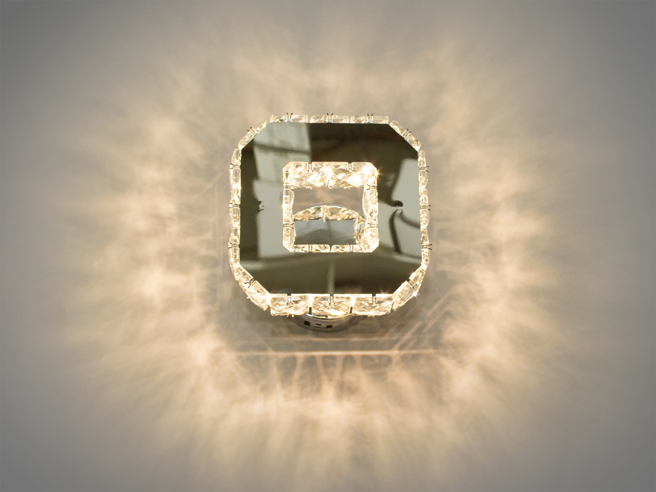 Чудовий настінний LED світильник у вітальню, колір хром, 6 W 9603-LS, фото 1