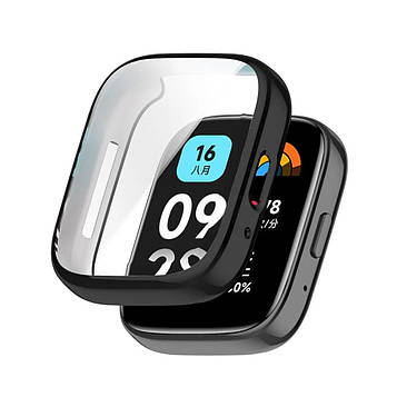 Захисний чохол для смарт годинника Redmi Watch 3 Active чорний