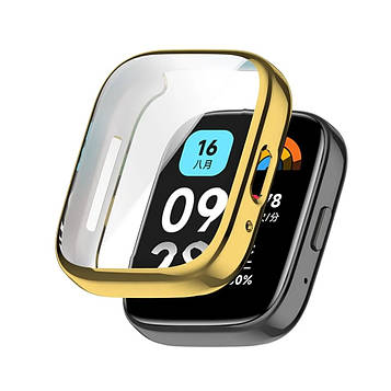 Захисний чохол для смарт годинника Redmi Watch 3 Active золотистий