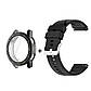 Комплект для годинника Xiaomi Watch S3 чорний (чохол + силіконовий ремінець 22 мм), фото 2