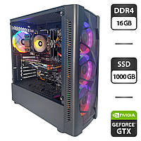 Ігровий ПК 1stPlayer D4-4R1-WH MT/ Xeon E3-1270 v5/ 16 GB RAM/ 1000 GB SSD/ GeForce GTX 1060 6GB/ 700W