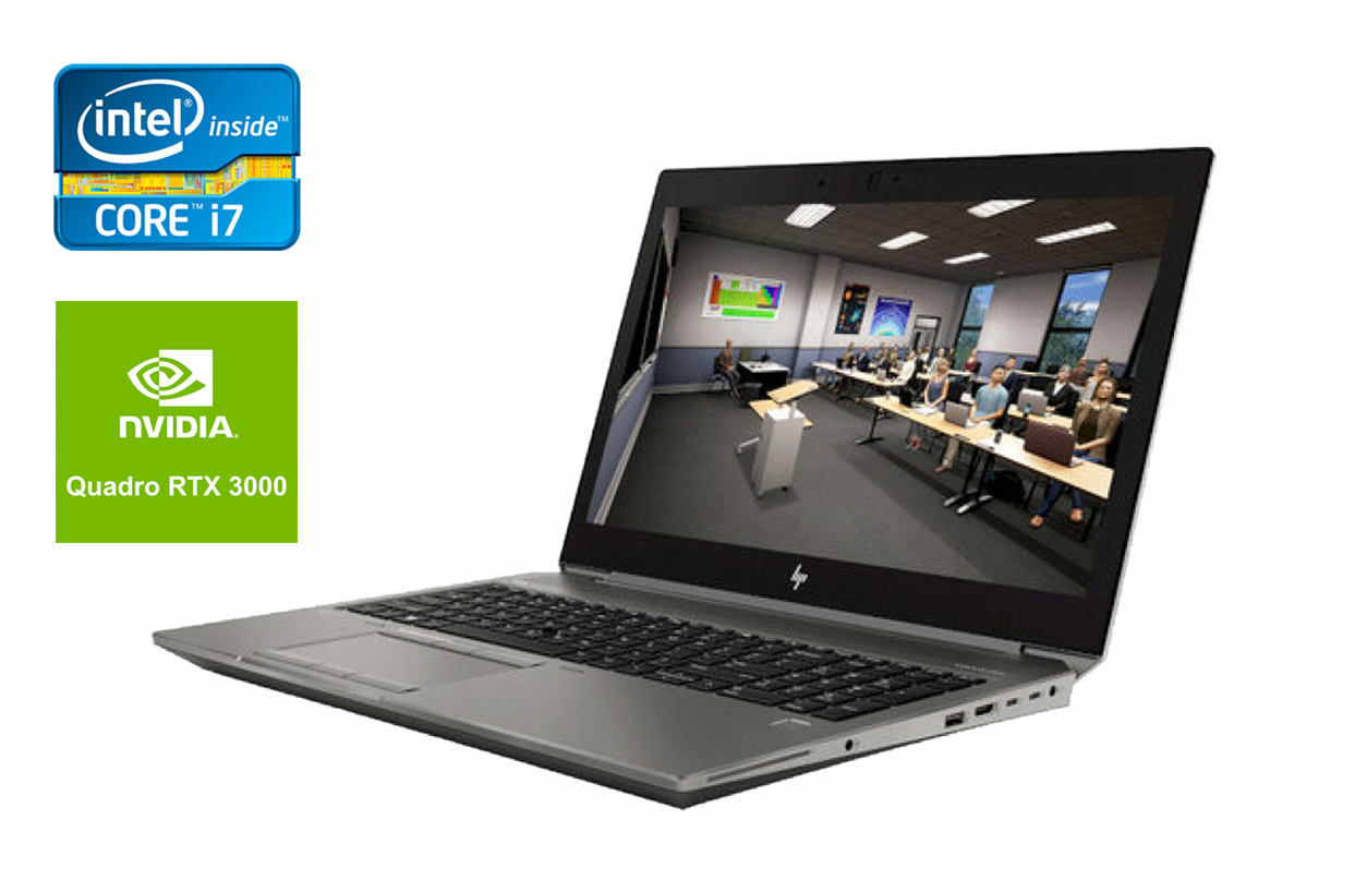 Ноутбук ноутбук HP ZBook 15 G6/ 15.6" (1920x1080)/ Core i7-9750H/ 32 GB RAM/ 512 GB SSD/ Quadro RTX 3000 6GB