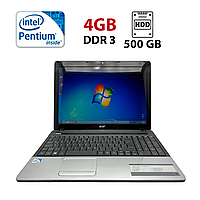 Ноутбук Acer Aspire E1-531/ 15.6" (1366x768)/ Pentium B960/ 4 GB RAM/ 500 GB HDD/ HD/ АКБ 0%
