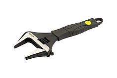 Ключ розвідний MASTERTOOL 150 мм 0-35 мм тонкі губки CrV ручка з TPR-накладкою 76-0321