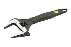 Ключ розвідний MASTERTOOL 250 мм 0-50 мм тонкі губки CrV ручка з TPR-накладкою 76-0323