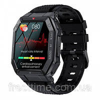 Чоловічий наручний розумний смарт-годинник Smart Watch Modfit Shockwave All Black