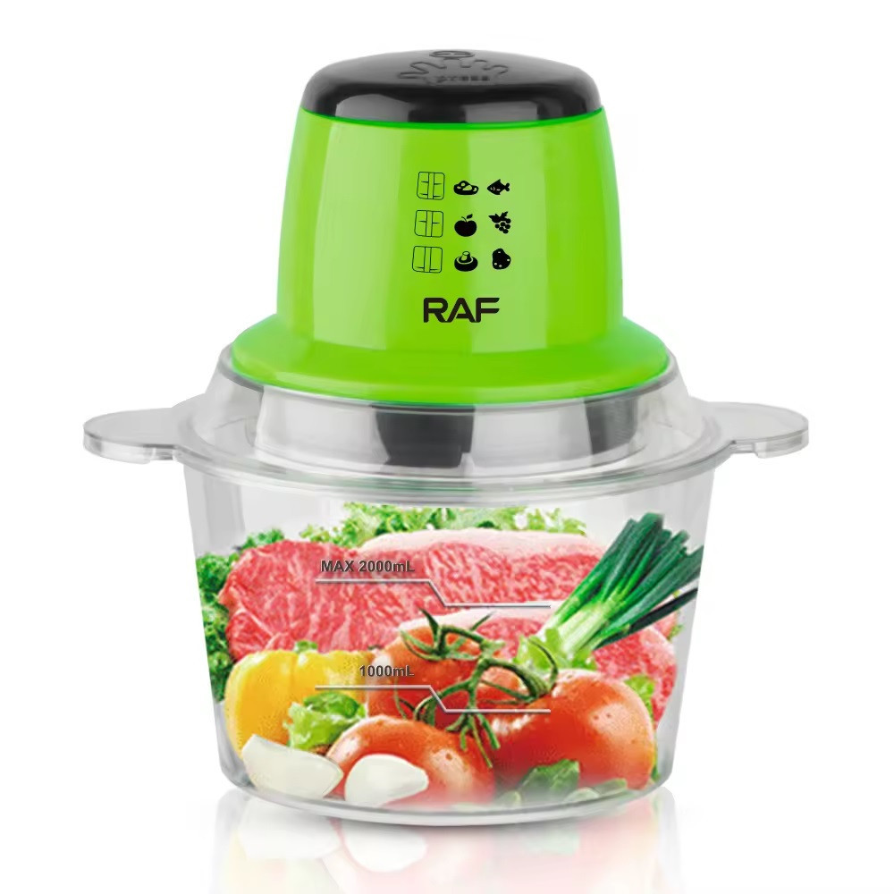 Блендер-чопер RAF R.7039 2L 600W Green (3_04726)