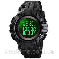 Годинник спортивний SKMEI 1545BKWT | Модний чоловічий годинник | Оригінальний OP-258 чоловічий годинник