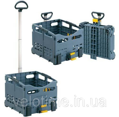 Ящик на багажник Topeak TrolleyTole Folding MTX 25л (сірий), фото 1