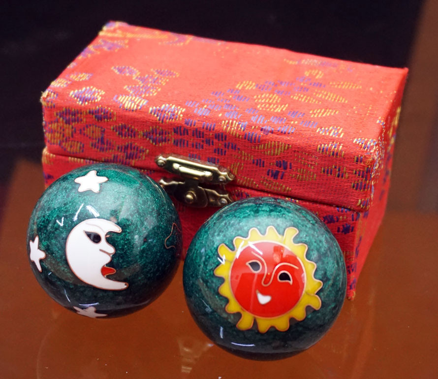 Масажні кулі Баодинг пари d=4,7 см. Емаль No26