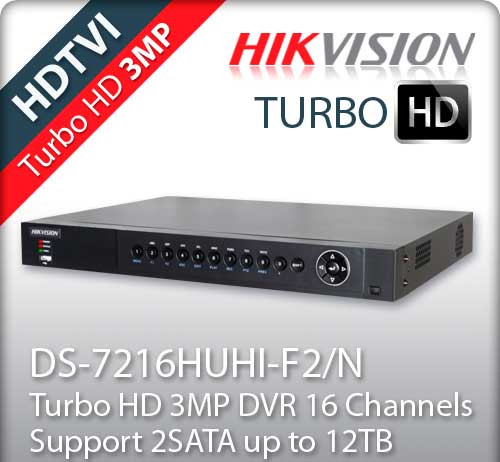 Turbo HD відеореєстратор DS-7216HUHI-F2/N