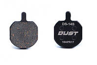 Гальмівні колодки DUST DS-14S напівметал, disc, чорний (BRS-025)