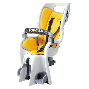 Сидіння дитяче Topeak Babyseat II (жовтий, з багажником, 26 ", 27.5, 700C)