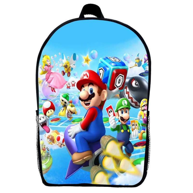 Рюкзак Маріо дитячий (Gear bag Mario mini 02) чорний, 29 х 21 х 9 см, фото 1