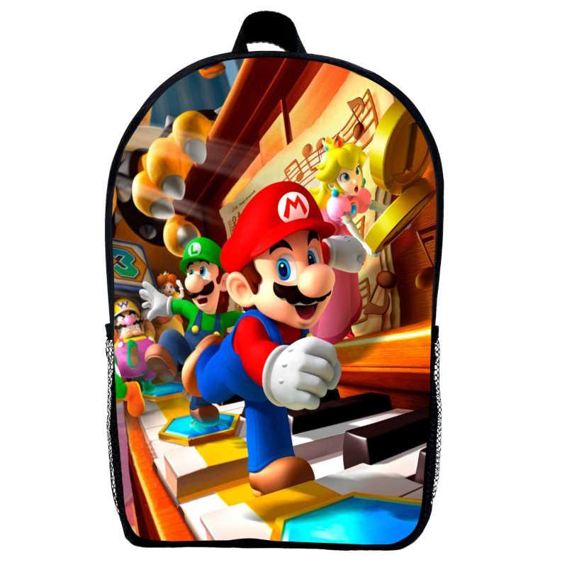 Рюкзак Маріо дитячий (Gear bag Mario mini 07) чорний, 29 х 21 х 9 см, фото 1