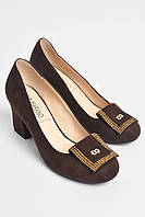 Туфли женские коричневого цвета р.38 176301S