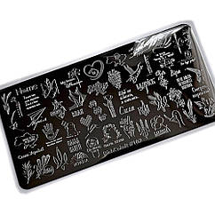 Пластина для стемпінга RichColor 102