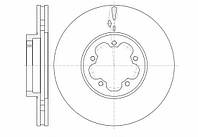 Гальмівний диск передній вентильований