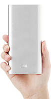 Power Bank Li-ion 18650 XIAOMI 30000mAh, USB-2,1 A. Корпус металевий. Silver