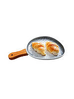 Блюдо HOME с деревянной ручкой 31*21 см серый YG01114 z114-2024