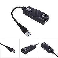 USB3.0 100 сетевая карта USB3.0 без драйверов, карта Ethernet 10/100/1Gb с сетевым портом RJ45