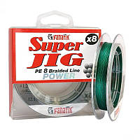 Шнур Fanatik Super Jig PE X8 100м 1.2/0.18мм, зеленый