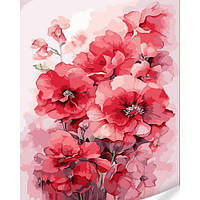 Набір для розпису по номерах "Колаж із рожевих квітів" 40х50 см [tsi239661-TCI]