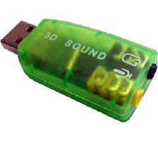 USB звукова карта для ноутбука або ПК