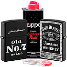 Набір запальничка Zippo Jack Daniel's® 49823 + бензин + кремній, фото 4