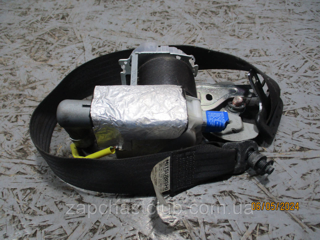 Ремінь безпеки передній лівий 7000A405XA 99151075 Lancer X Mitsubishi, фото 1