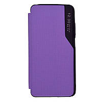 Чохол книжка Business Fabric для Samsung A03s 2021 A037F Колір 9, Purple l