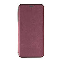 Чехол-книжка кожа для Xiaomi Redmi Note 11 (Global) / Note 11S Цвет Bordo h