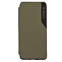 Чохол книжка Business Fabric для Samsung M52 2021 M526B Колір 8, Green p