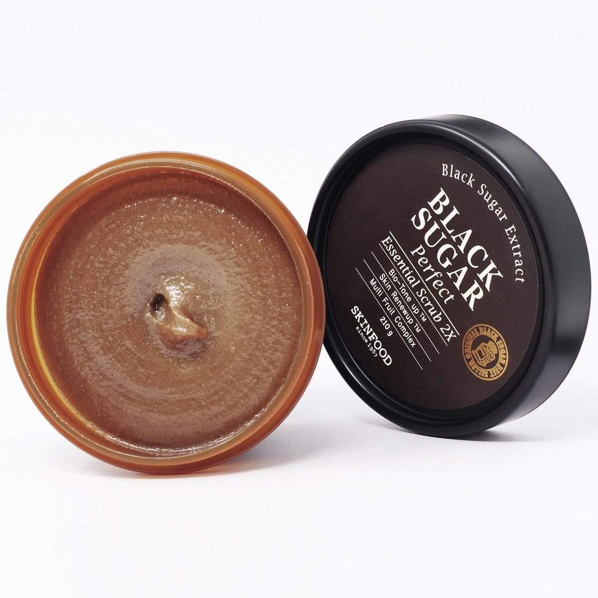 BLACK SUGAR PERFECT ESSENTIAL SCRUB 2X скраб для обличчя з екстрактом чорного цукру (30g)